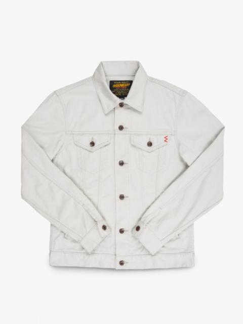 Iron Heart IHJ-162-GRY 11OZ PIQUÉ MODIFIED TYPE III JACKET - LIGHT GREY