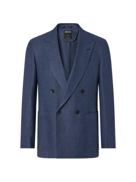 ZEGNA crossover linen jacket