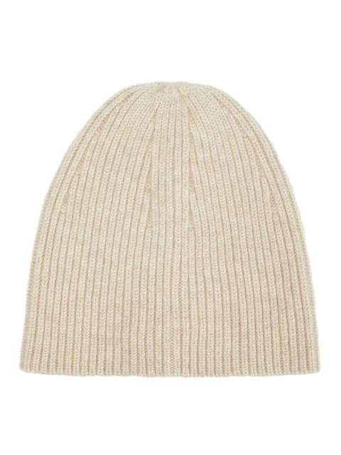 Street ribbed-knit cashmere beanie
