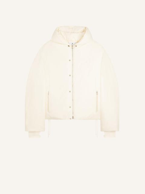 courrèges NYLON HOODED PUFFER JACKET