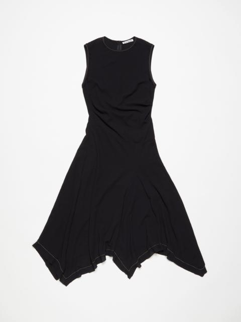 Print sleeveless dress - Black