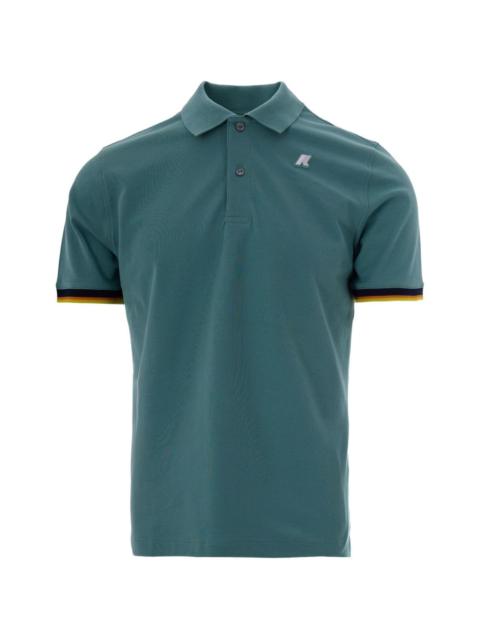 K-WAY logo-patch polo shirt