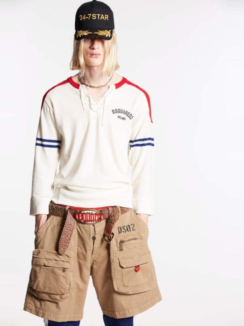 DSQUARED2 HOCKEY KNIT T-SHIRT