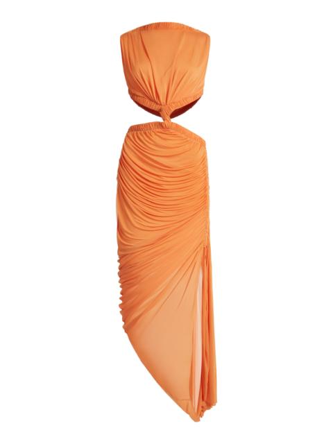 CHRISTOPHER ESBER Theia Separation Slit Dress orange