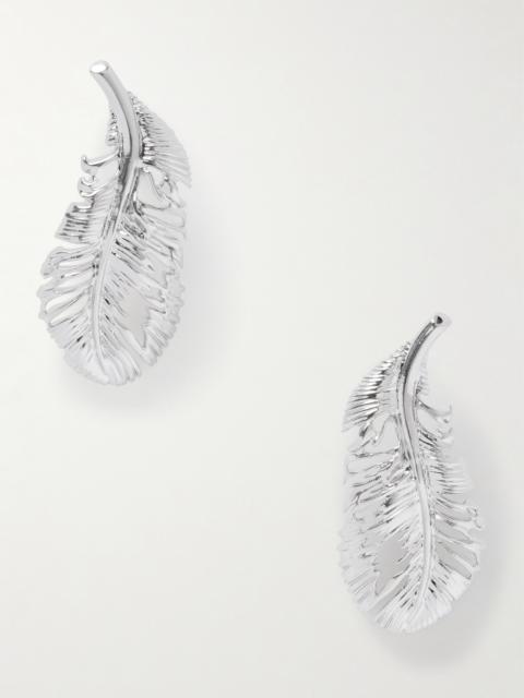 Oscar de la Renta Silver-tone Earrings