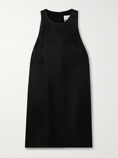 BRANDON MAXWELL The Joelle Wool And Silk-blend Mini Dress