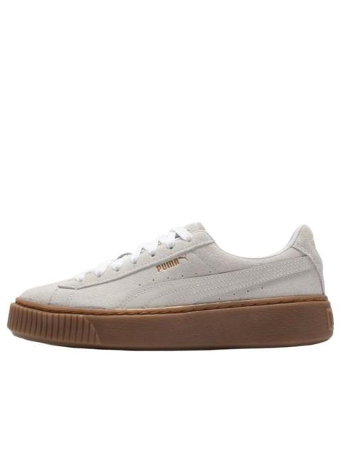 PUMA (WMNS) PUMA Suede Platform Core L 'Whisper White' 392135-01