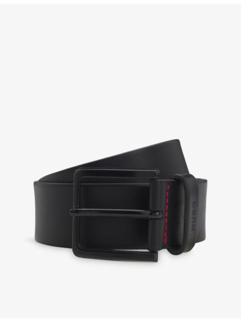 HUGO Logo-Keeper Leather Belt