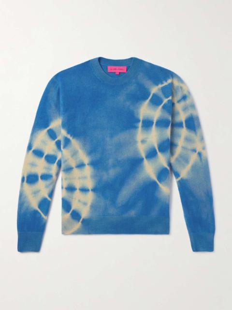 The Elder Statesman Spiral City Tranquility Tie-Dyed Cashmere Sweater