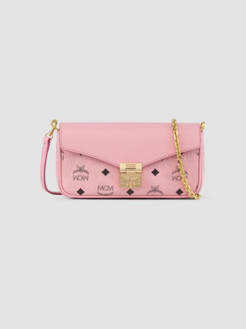 MCM Women's Tracy Visetos Mini Faux-Leather Crossbody Bag - Soft Pink