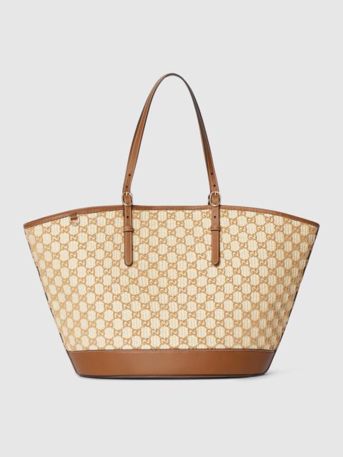 GUCCI Woven large tote bag