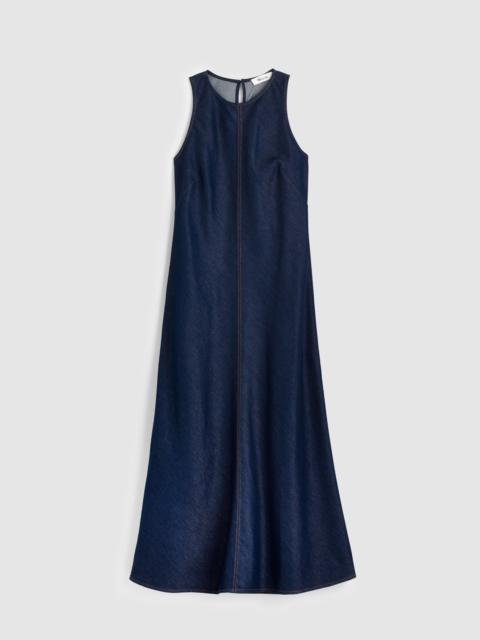 Madewell The Elena Midi Dress in Airy Denim