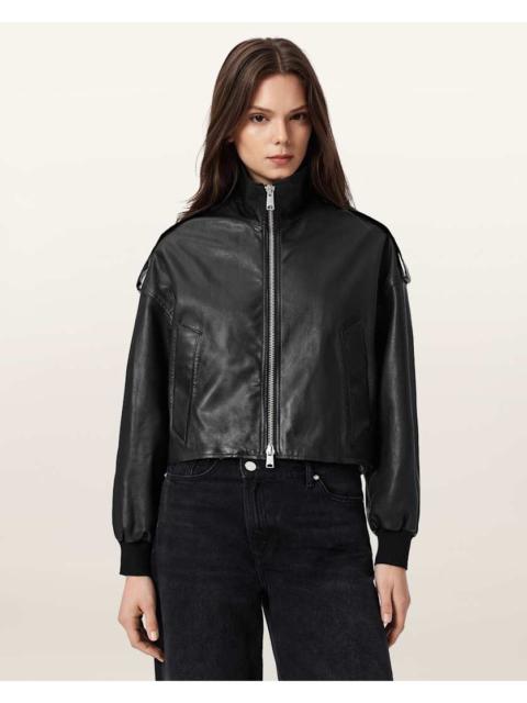 ALLSAINTS LOWDEN LEATHER JACKET