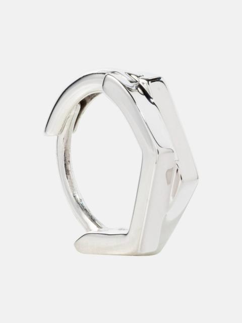 REPOSSI Antifer 2 rows 18kt white gold single earring