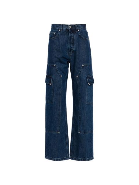 Frame straight-leg cargo jeans
