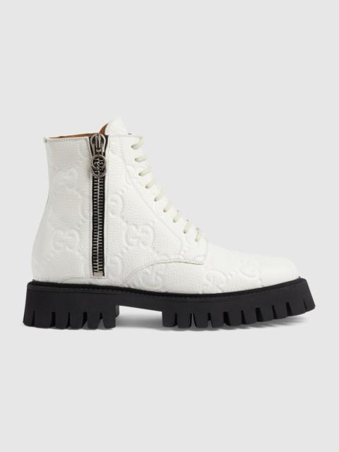 GUCCI Women's GG leather boot
