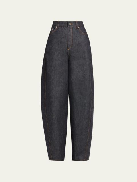 Givenchy Denim Barrel-Leg Cocoon Pants