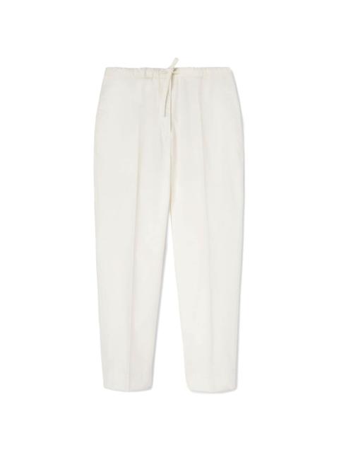 Jil Sander drawstring-waistband cotton trousers
