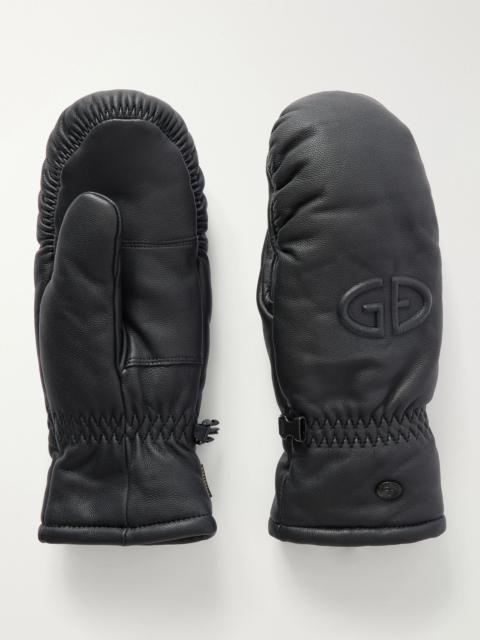 GOLDBERGH Hilja padded leather mittens Black