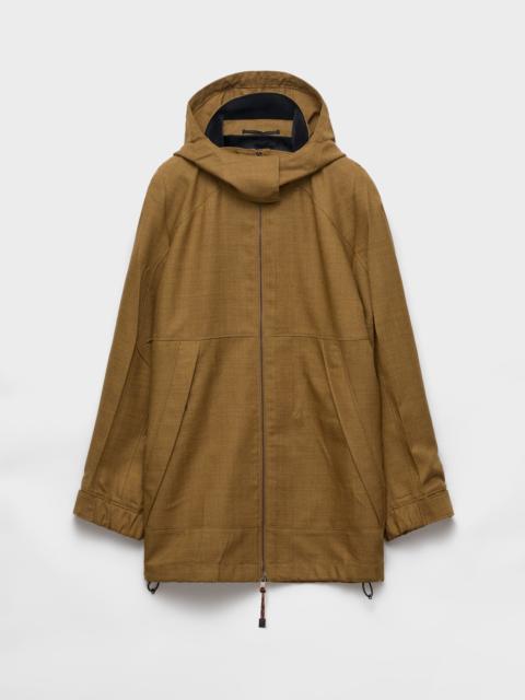 Prada Mélange hopsack wool jacket