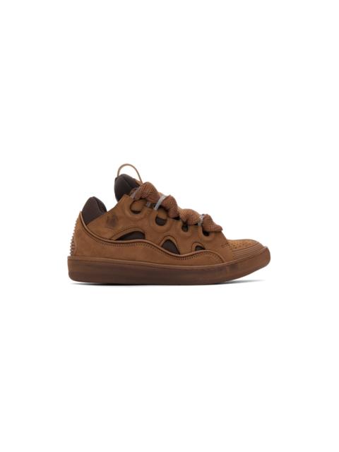Lanvin Brown Curb Sneakers
