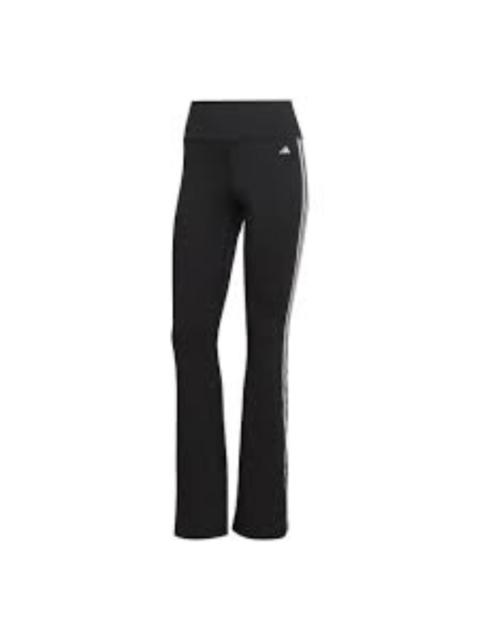 adidas (WMNS) adidas Training Essentials Flared Leggings Asia Sizing 'Black' HL0002
