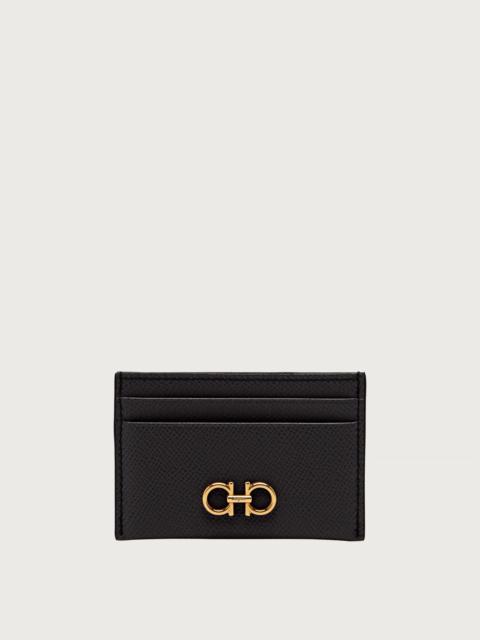 FERRAGAMO Gancini credit card holder