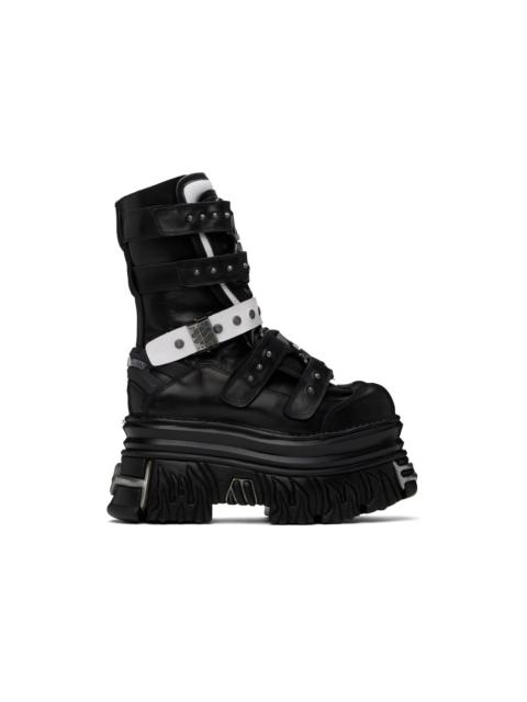 VETEMENTS Black & White New Rock Edition Gamer Boots