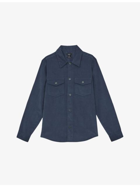 REISS Kai Twin-Pocket Regular-Fit Corduroy Overshirt