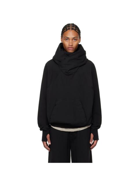 Julius Black Cotton Heavy Hoodie