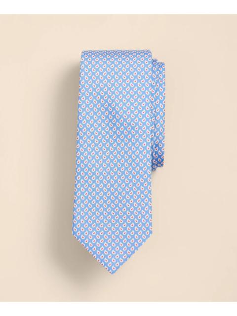 Brooks Brothers Silk Pine Foulard Tie