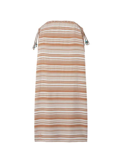 FORTELA striped caftan dress
