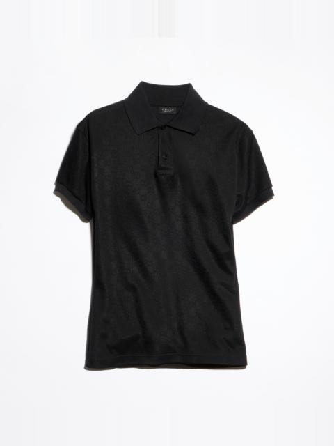 GUCCI GG technical jersey jacquard polo shirt