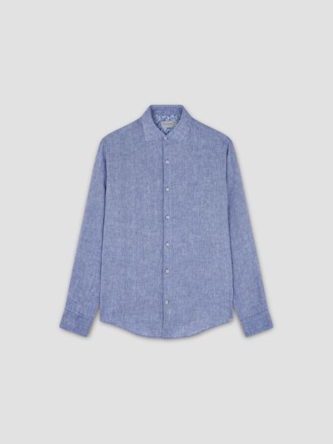 Paul & Shark LINEN SHIRT WITH PRINTED DETAILS