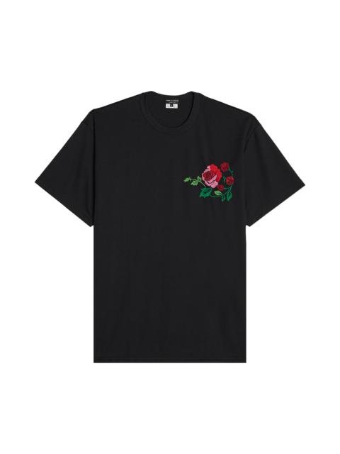 Comme des Garçons Homme Plus Jersey Embroidery Pattern B T-Shirt 'Black'