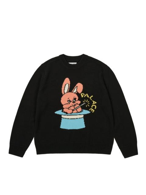 PALACE HAT TRICK KNIT BLACK