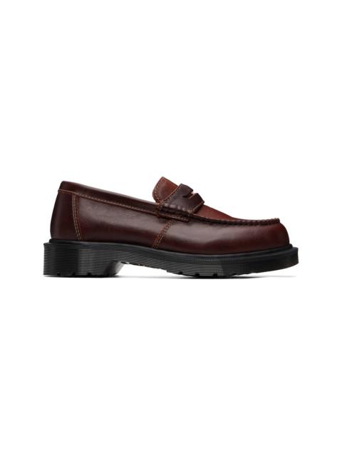 Dr. Martens Brown Penton Classic Calf Leather Loafers