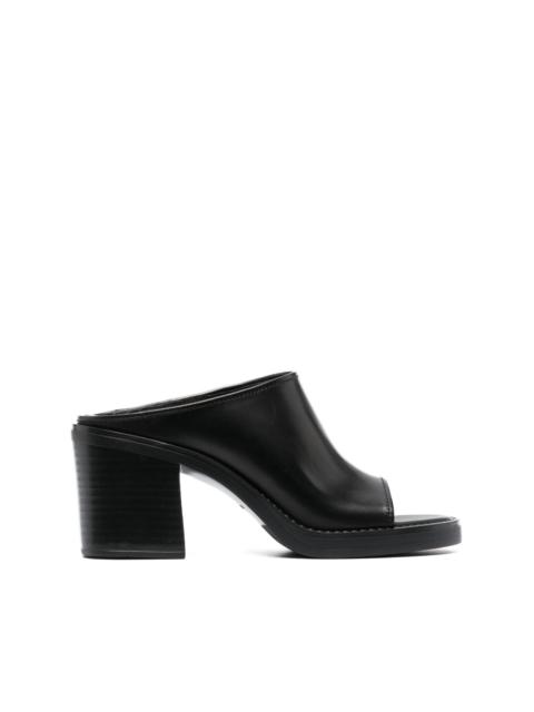 Miu Miu open-toe leather mules