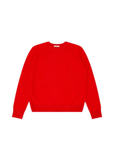 entire studios KNIT CASHMERE CREWNECK RED