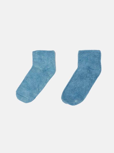 BASERANGE Buckle Ankle Socks - Textured Organic Cotton