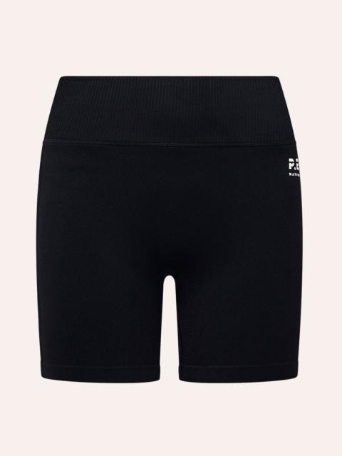 P.E NATION RESTORE SEAMLESS 5" BIKE SHORT IN BLACK