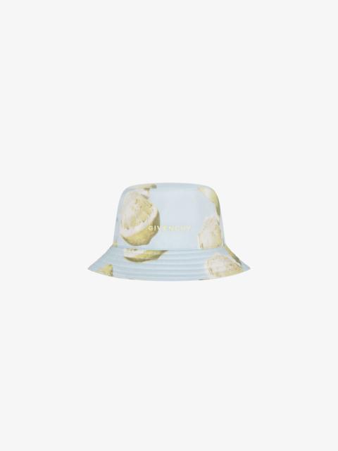 Givenchy GIVENCHY BUCKET HAT IN SILK WITH LEMON PRINT