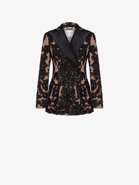 Moschino EMBROIDERED LACE JACKET