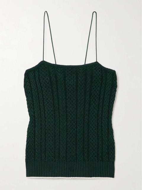 Bela cable-knit camisole