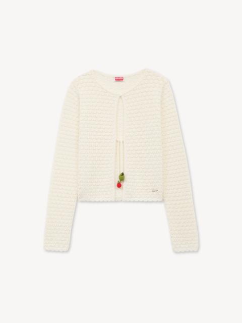 KENZO KENZO Apple Pop' crochet cardigan