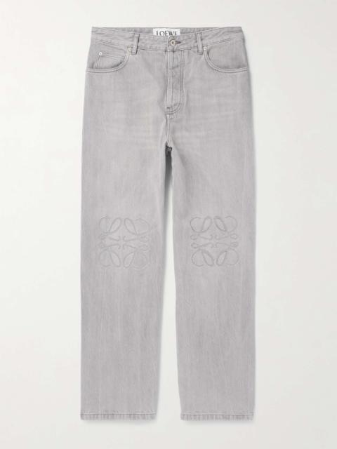 Loewe Anagram Straight-Leg Jeans