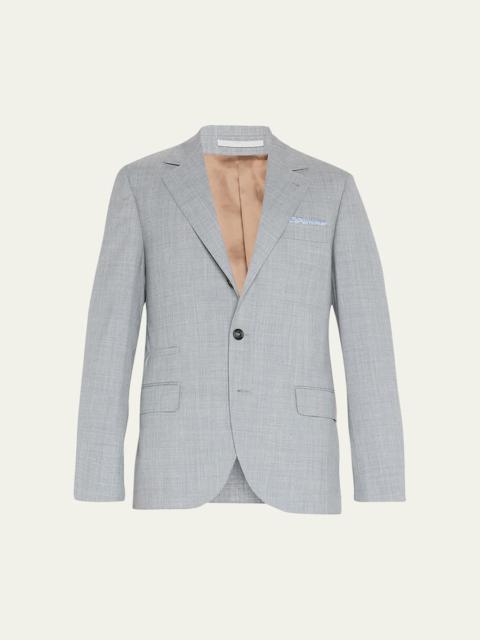 Brunello Cucinelli Men's Wool Three-Button Two-Piece Suit