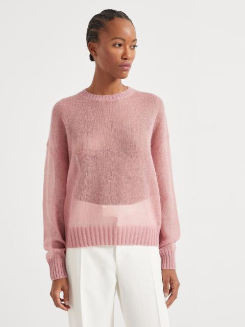 Brunello Cucinelli Mohair and wool sweater with monili