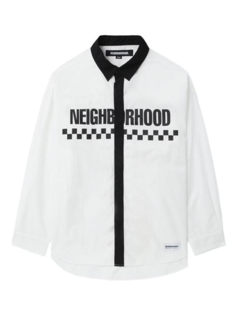 NEIGHBORHOOD check-print cotton shirt