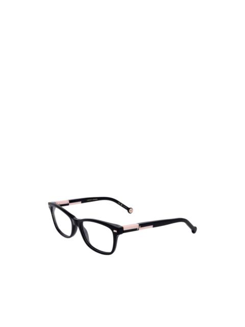 CAROLINA HERRERA logo-plaque square-frame glasses
